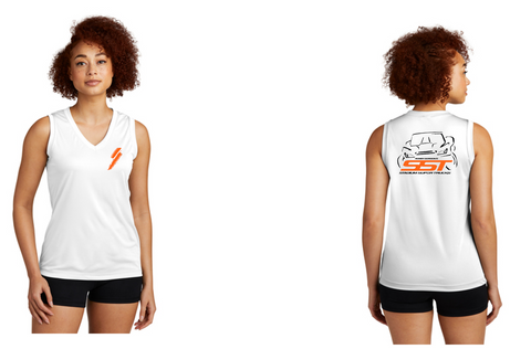 SST V-NECK TANK- WHITE