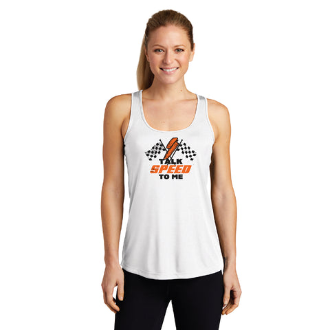 Speed Talk Speed To Me Tank- White